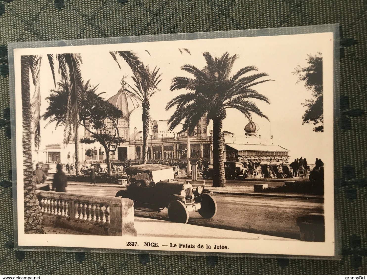 06 Nice Palais Jetee 1936 - Transport Urbain - Auto, Autobus Et Tramway