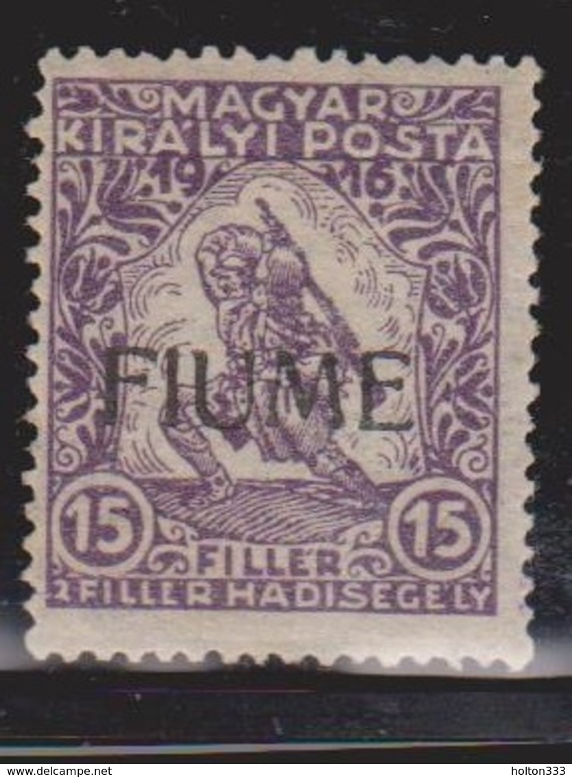 FIUME Scott # B2 MH - Overprint On Stamp Of Hungary - Fiume