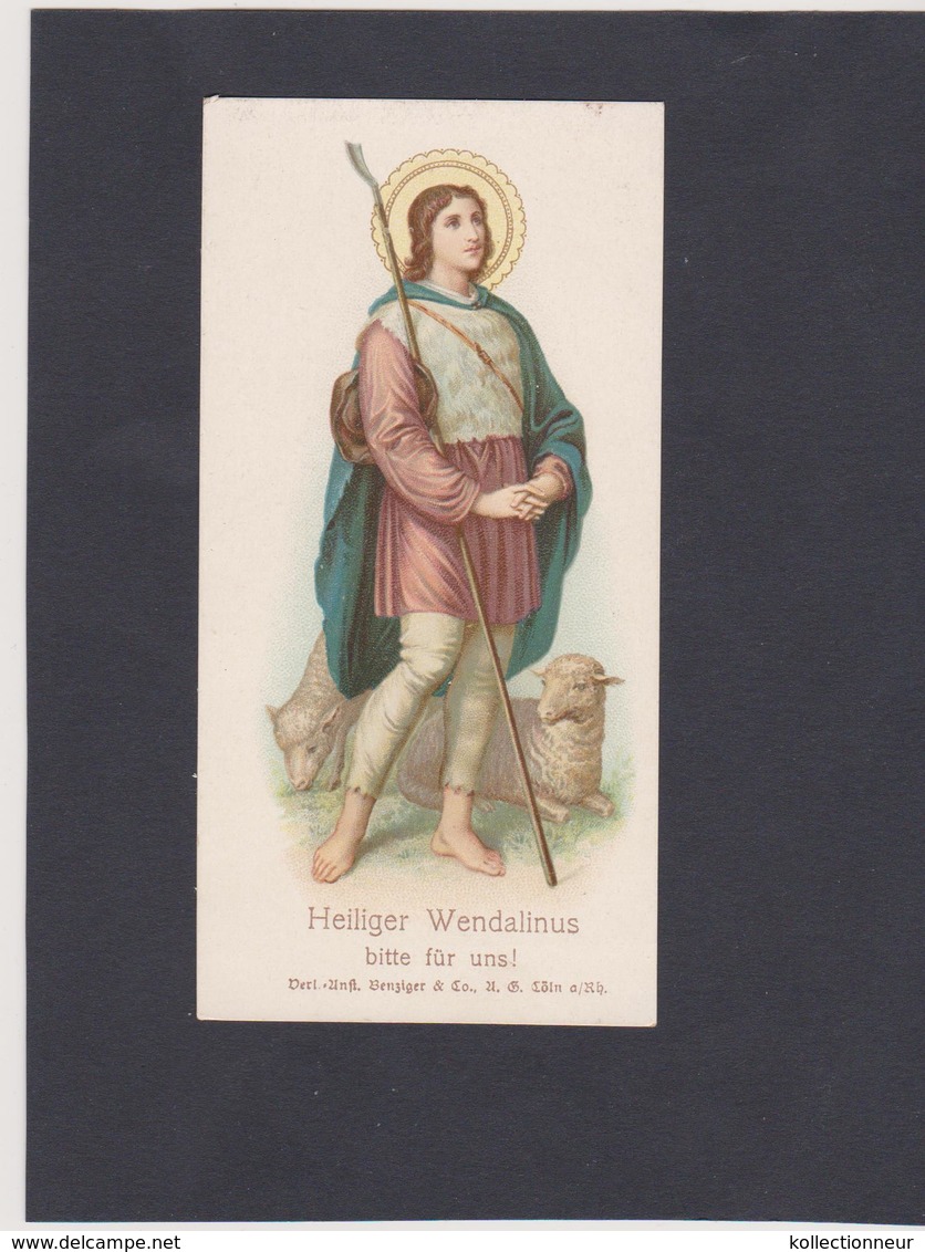 CANIVET - HOLY CARD - ST. WENDALINUS - WENDELIN - Santini