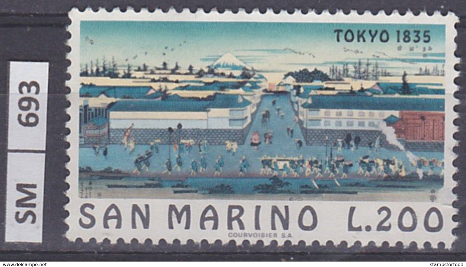 SAN  MARINO  1975	Tokio L. 200 Usato - Usados