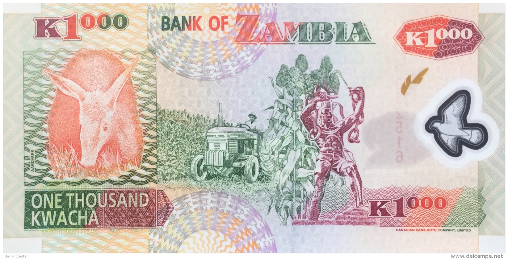 Zambia 1.000 Kwacha, P-44b (2003) - UNC - Sambia