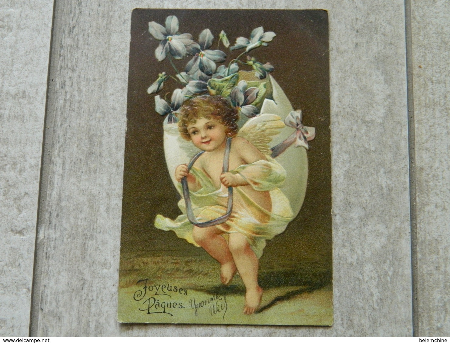 CARTE GAUFFREE JOYEUSES PAQUES - Easter