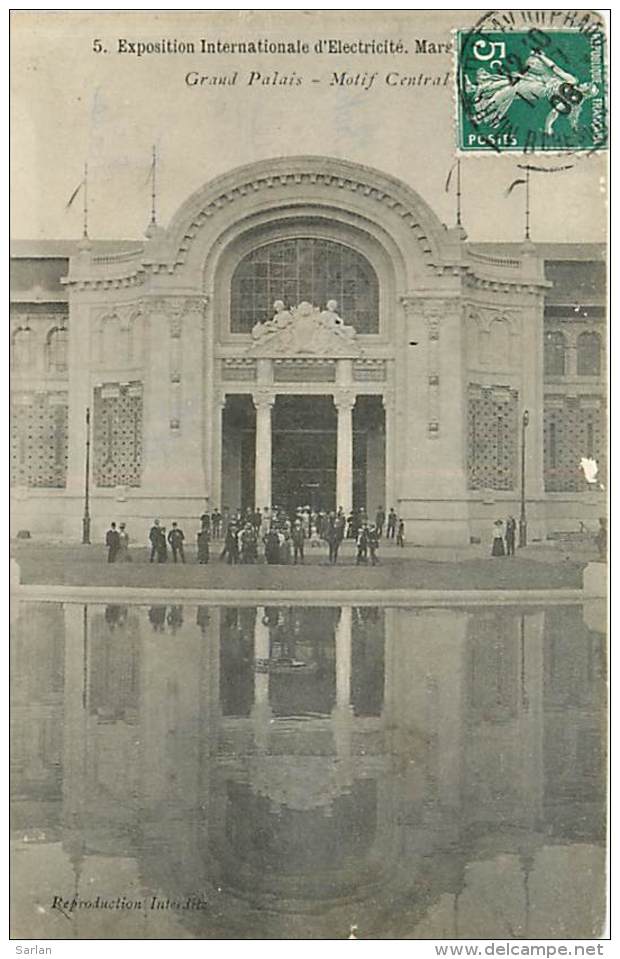 13 , MARSEILLE , Exposition D'électricité 1908  , * 184 78 - Electrical Trade Shows And Other