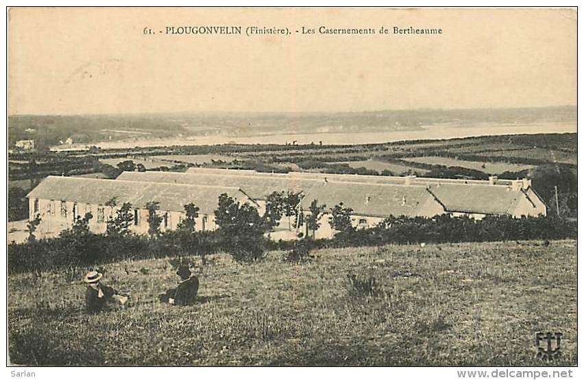 29 , PLOUGONVELIN , Casernements De Bertheaume , * 191 20 - Plougonvelin