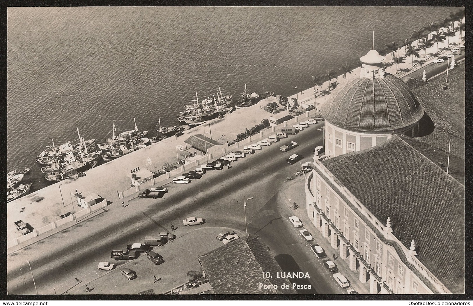 Postal Angola - Luanda - Porto De Pesca (Ed. Elmar) Old Car's In Luanda - Carte Postale - Postcard - Angola