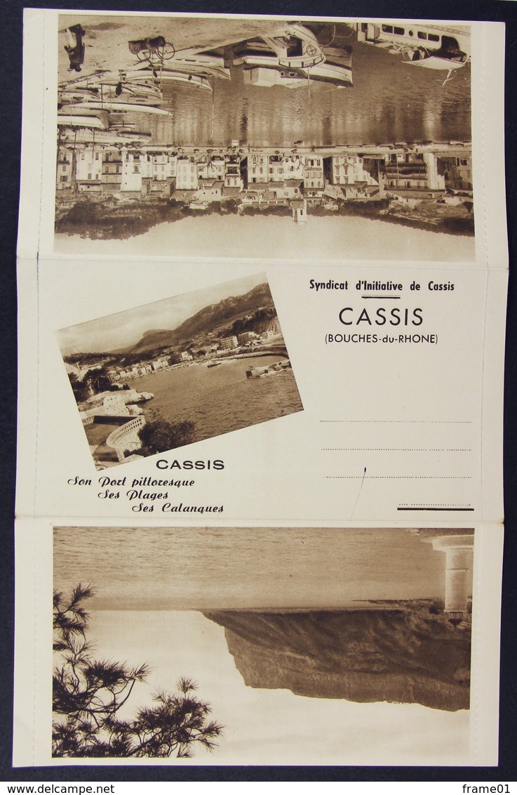 Cassis (Bouches Du Rhone) 3 Documents Avec Flamme "Qu A Vist Paris E Nou Cassis A Ren Visit" - 1961-....