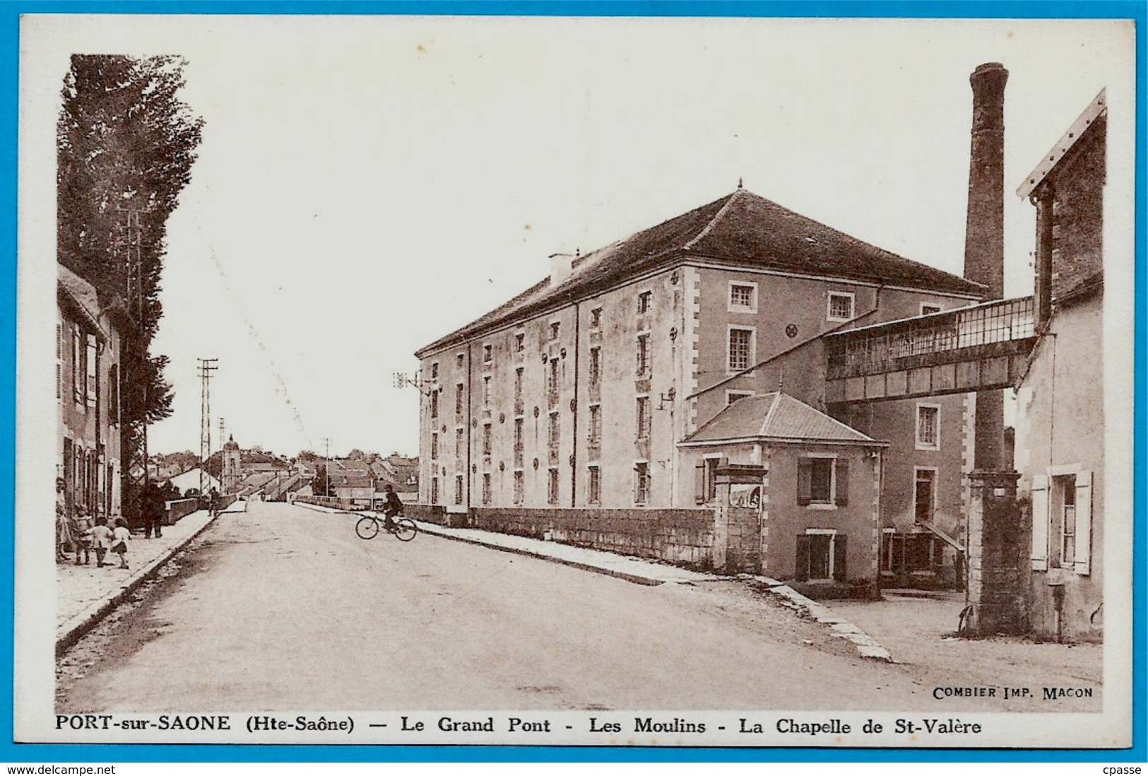 CPA 70 PORT-sur-SAONE - Le Grand Pont - Les Moulins - La Chapelle De St-Valère ° Combier - Autres & Non Classés