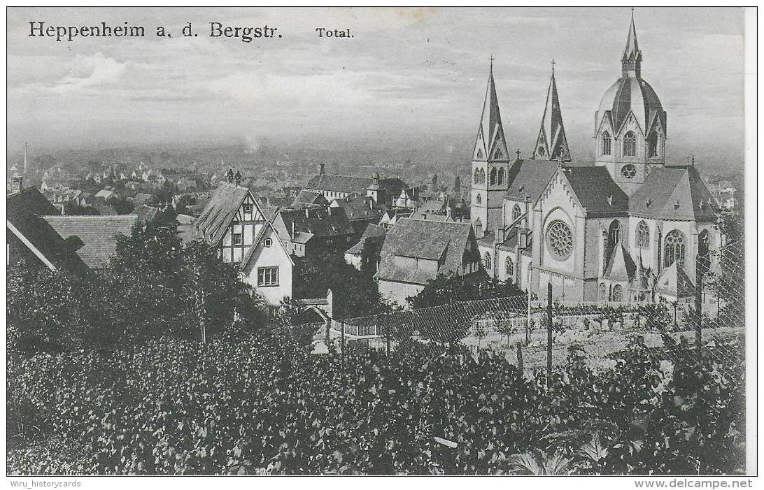 AK 0012  Heppenheim An Der Bergstrasse - Verlag Hepp Um 1909 - Heppenheim