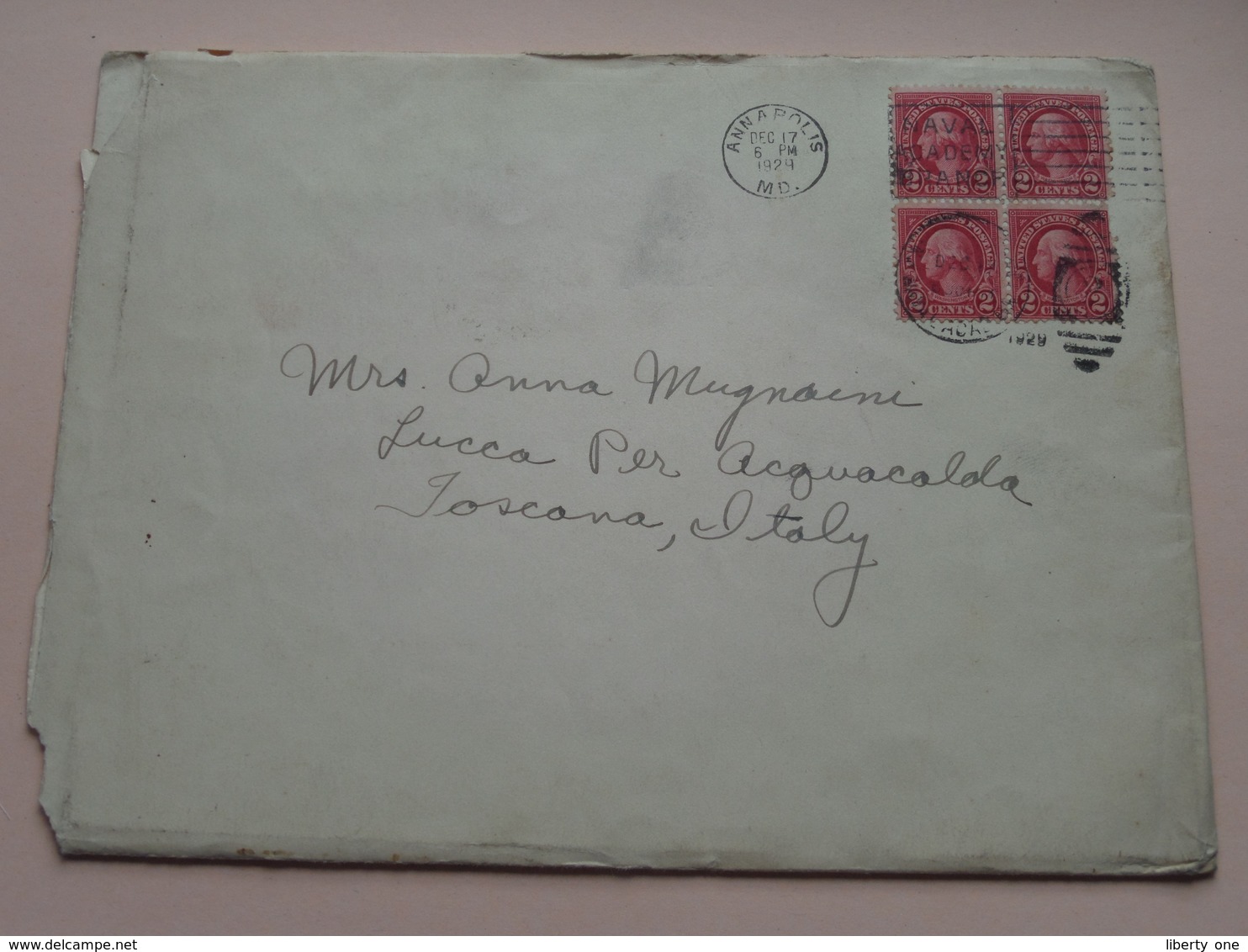 CHRISTMAS And NEW YEAR GREETINGS From THE REGIMENT Of MIDSHIPMEN With Envelop 1929 Stamp ( See Photo ) ! - Barcos