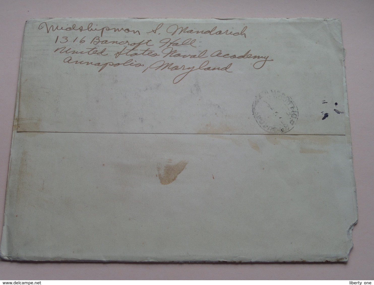 CHRISTMAS And NEW YEAR GREETINGS From THE REGIMENT Of MIDSHIPMEN With Envelop 1929 Stamp ( See Photo ) ! - Barche