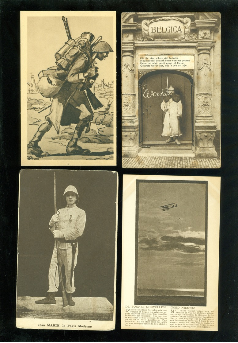 Beau lot de 60 cartes postales de la guerre du monde armée soldat       Mooi lot van 60 postkaarten oorlog leger soldaat