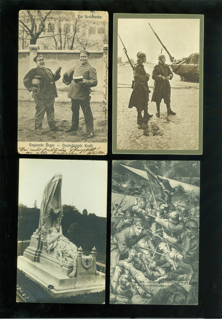 Beau lot de 60 cartes postales de la guerre du monde armée soldat       Mooi lot van 60 postkaarten oorlog leger soldaat