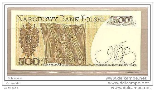 Polonia - Banconota Non Circolata Da 500 Zloty P-145d - 1982 #19 - Polonia