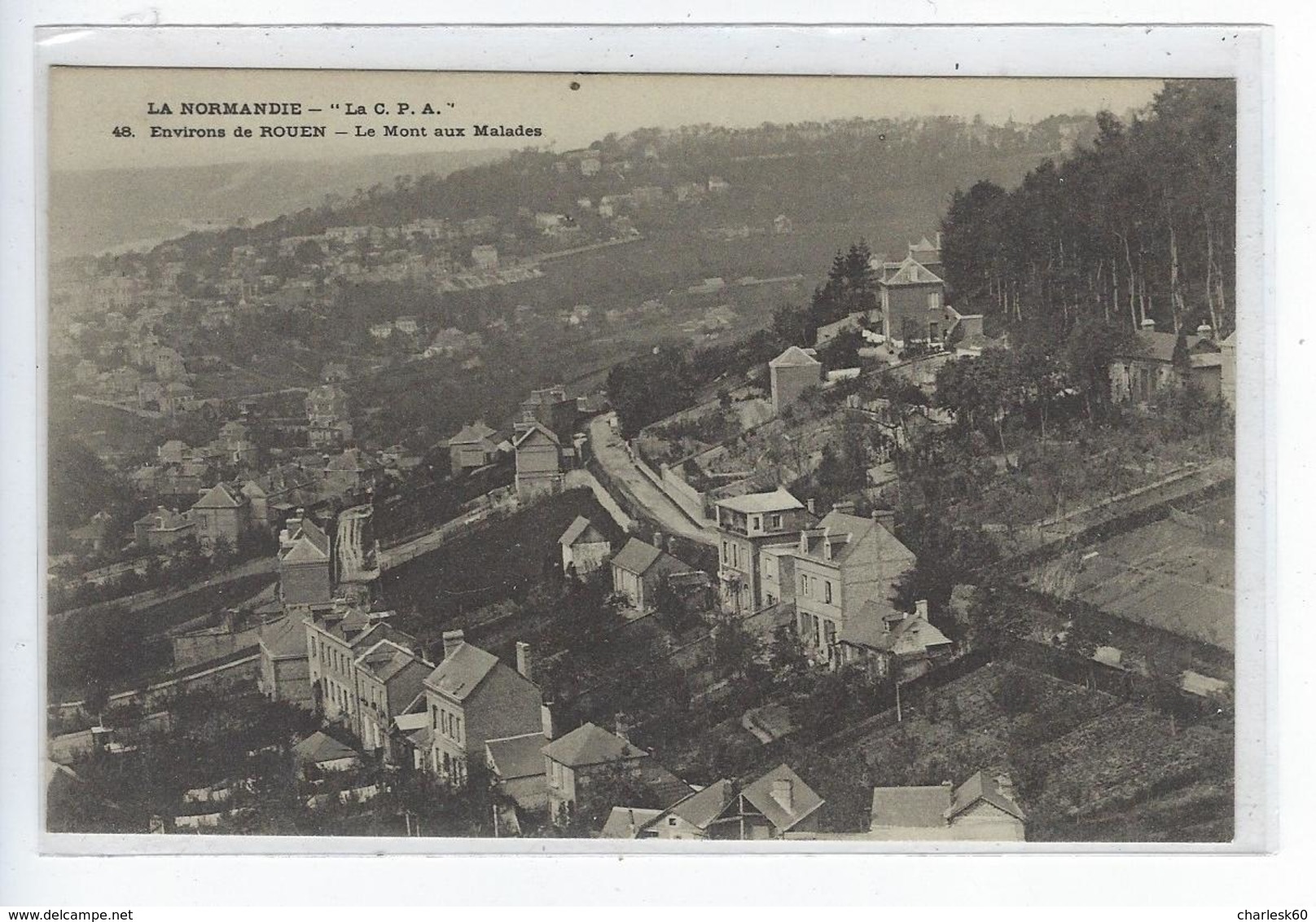 CPA La Normandie La CPA Environs De Rouen Le Mont Aux Malades Mont Saint Aignan - Mont Saint Aignan