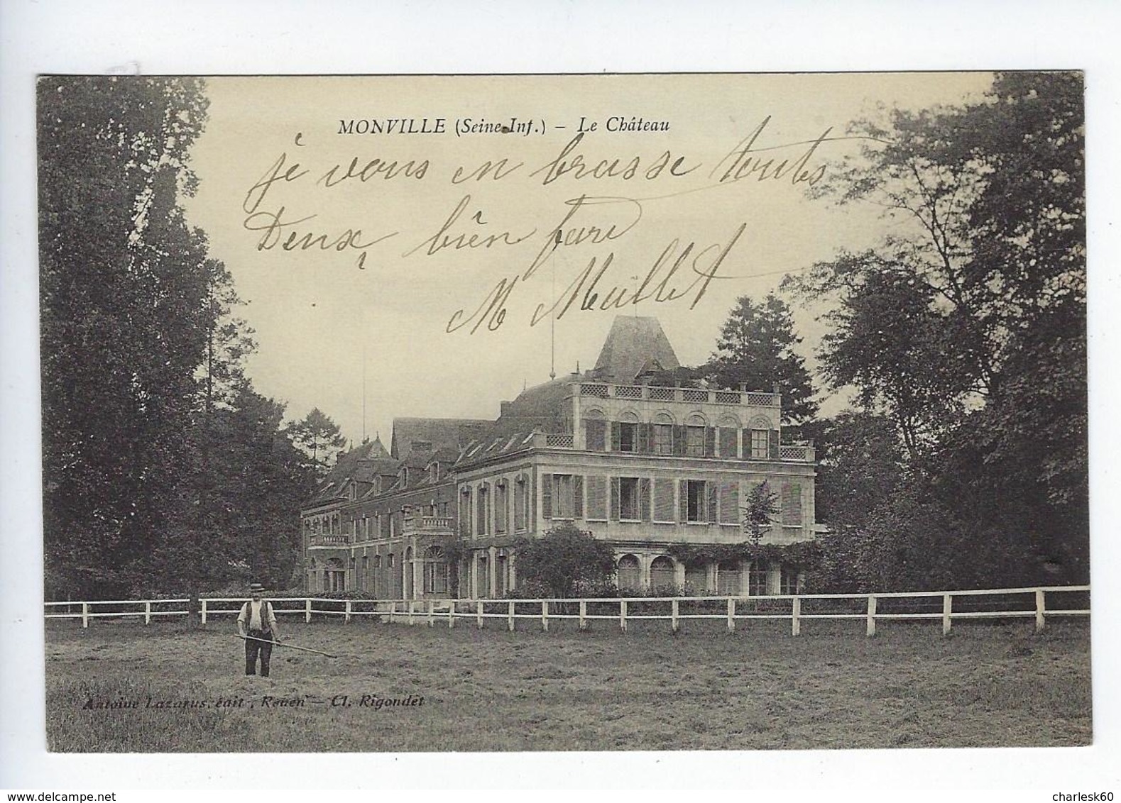 CPA - 76 - Rouen -  Montville - Château - Malaunay - Maromme - Bosc Guérard - Maromme