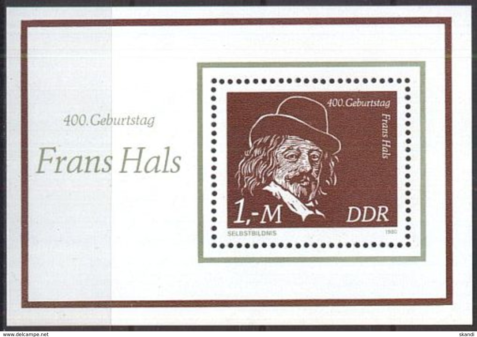 DDR 1980 Mi-Nr. Block 61 ** MNH - Sonstige & Ohne Zuordnung