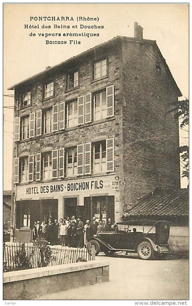 69 , PONTCHARRA , Hotel Des Bains , Boichon Fils , * 206 02 - Pontcharra-sur-Turdine