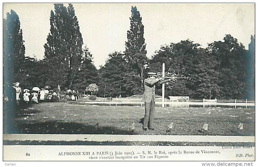 ALPHONSE XIII A PARIS , Roi D'Espagne , Carte Photo ND , * 208 33 - Lots, Séries, Collections