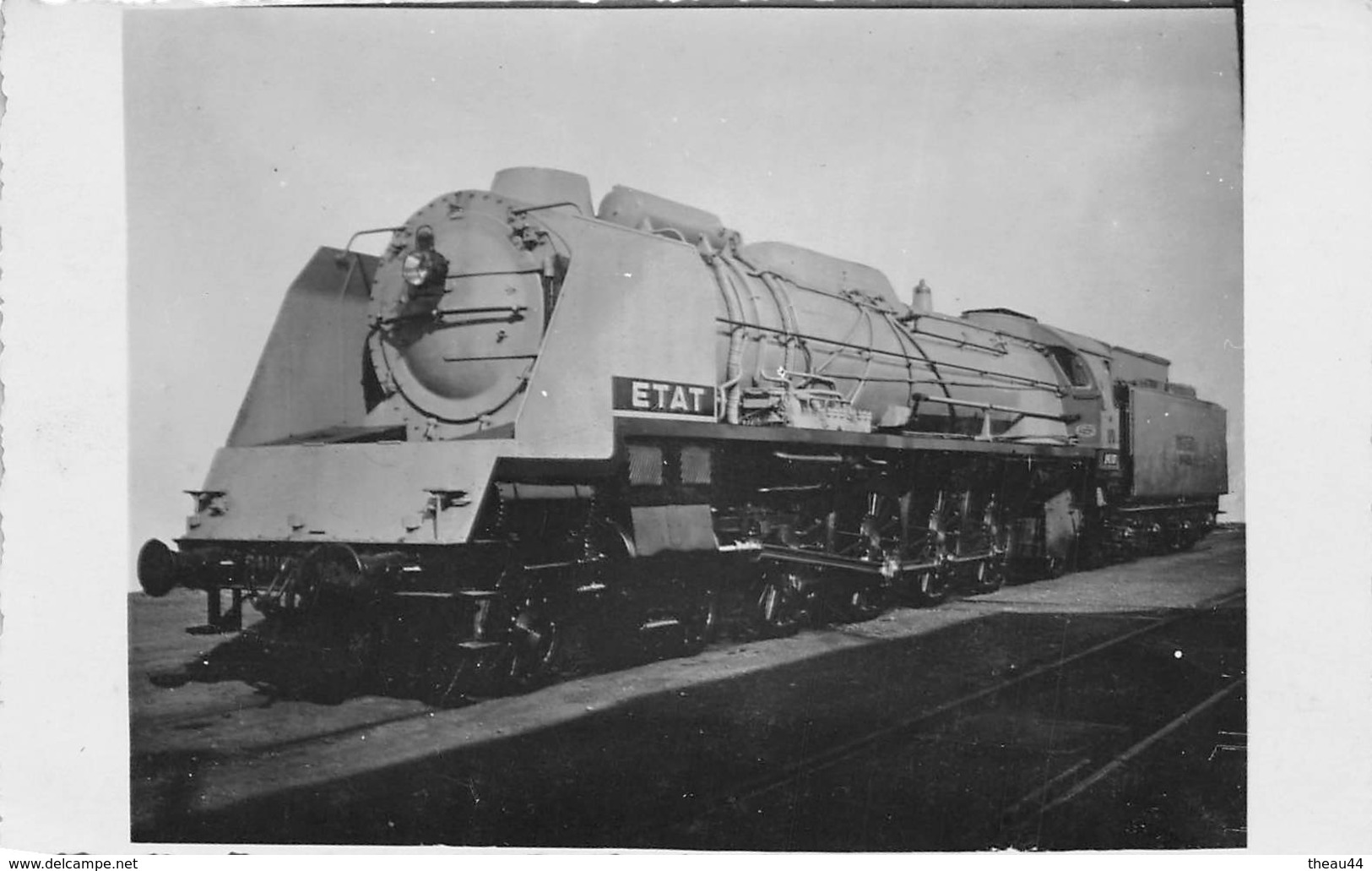 ¤¤  -   Carte-Photo D'une Locomotive Des Chemins De Fer De L'Etat   -  Train , Gare  - - Trains