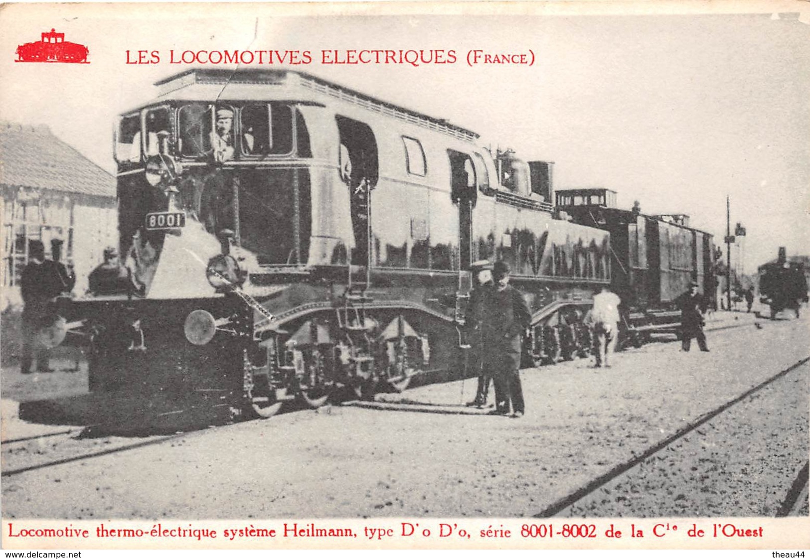 ¤¤  -   Carte-Photo D'une Locomotime Thermo-Electrique Système HEILMANN  -   Chemin De Fer , Gare   -   ¤¤ - Eisenbahnen