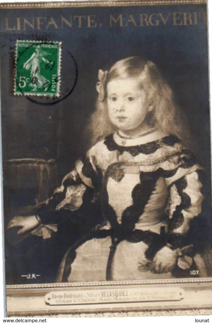 Histoire - Diego Rodriguez De Silvan Velasquez -Portrait De L'Infante Marie Marguerite , Fille De Philippe IV - Storia