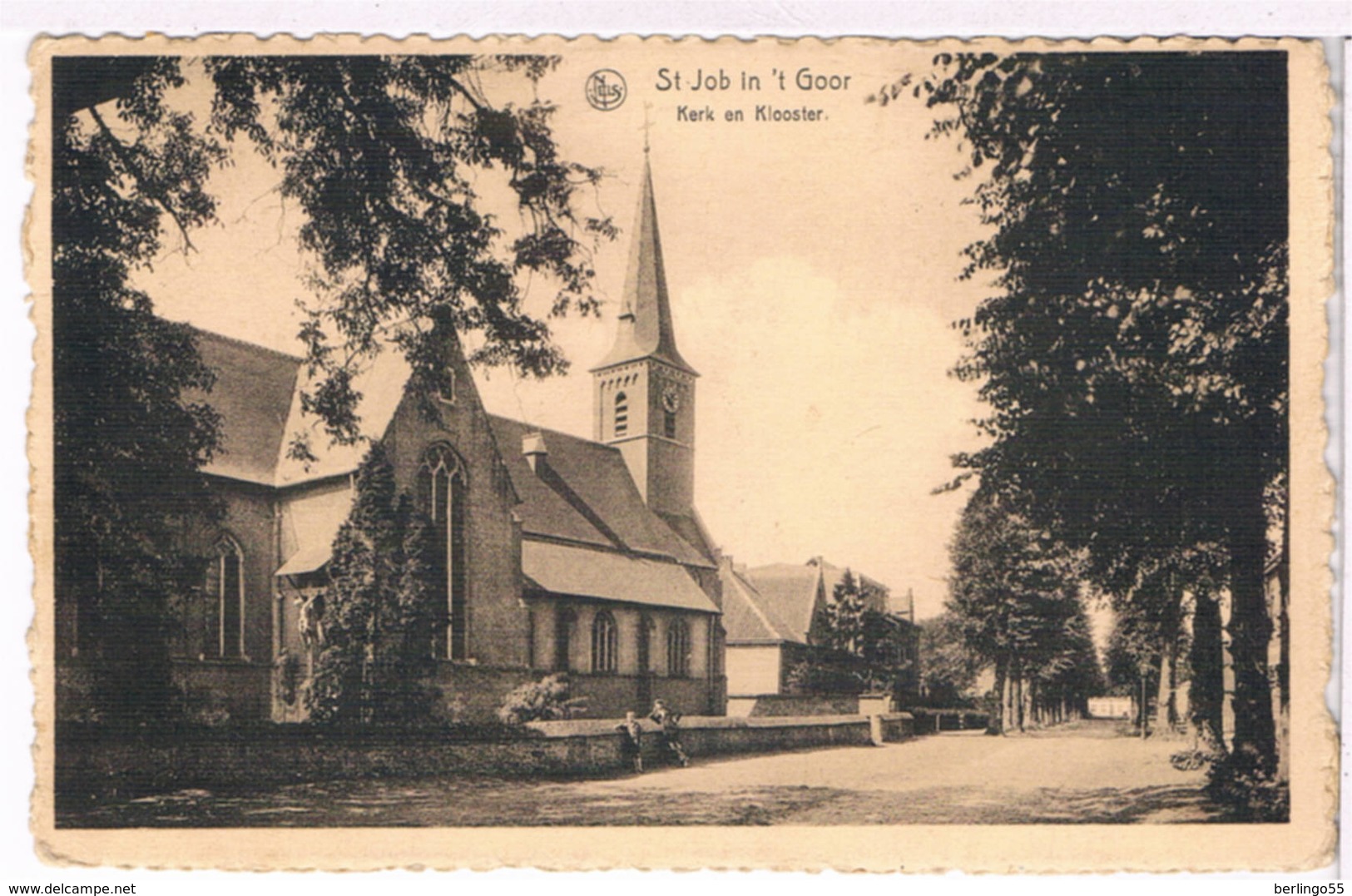 St.Job-in-'t-Goor - Kerk En Klooster 19..  (Geanimeerd) - Brecht