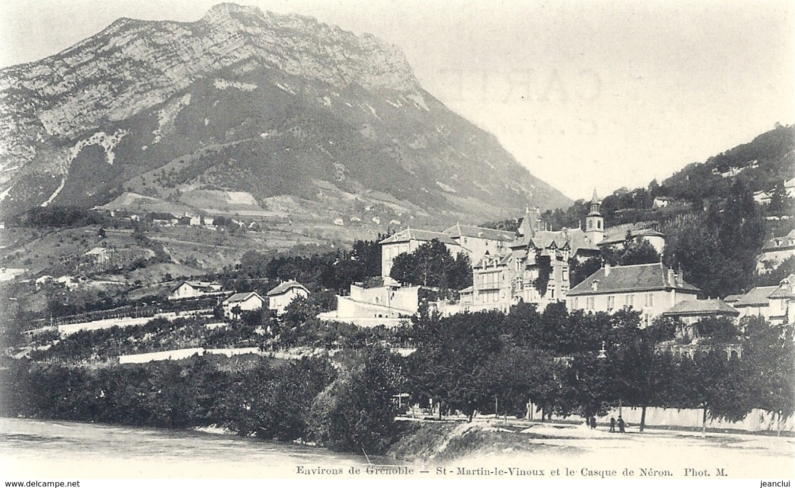 ENVIRONS DE GRENOBLE - St-MAURICE-LE-VINOUX ET LE CASQUE DE NERON . DOS NON DIV NON ECRITE - Autres & Non Classés