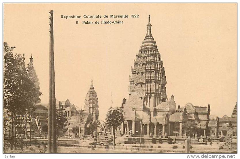 Exposition Coloniale , Palais De L'Indo Chine , * 228 42 - Weltausstellung Elektrizität 1908 U.a.
