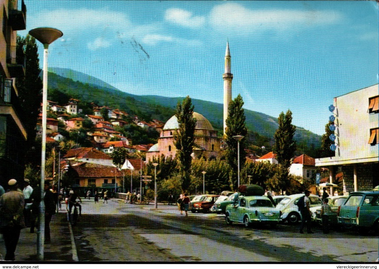 ! 1968 Ansichtskarte Prizren, Autos, Cars, Voitures, PKW, KFZ, Kosovo, Balkan - Kosovo