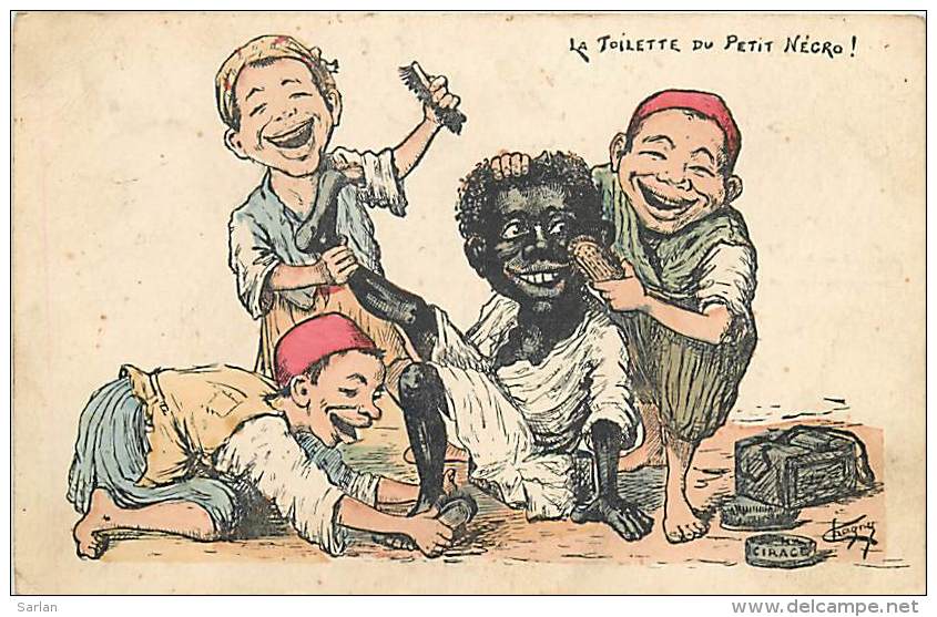 Illustration De CHAGNY , La Toilette Du Petit Négro ,  235 22 - Chagny