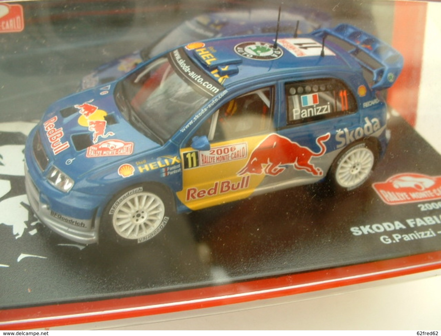 SKODA FABIA WRC - RALLYE DE MONTE CARLO 2006 - PANIZZI / PANIZZI - ALTAYA IXO - 1/43éme - Ixo