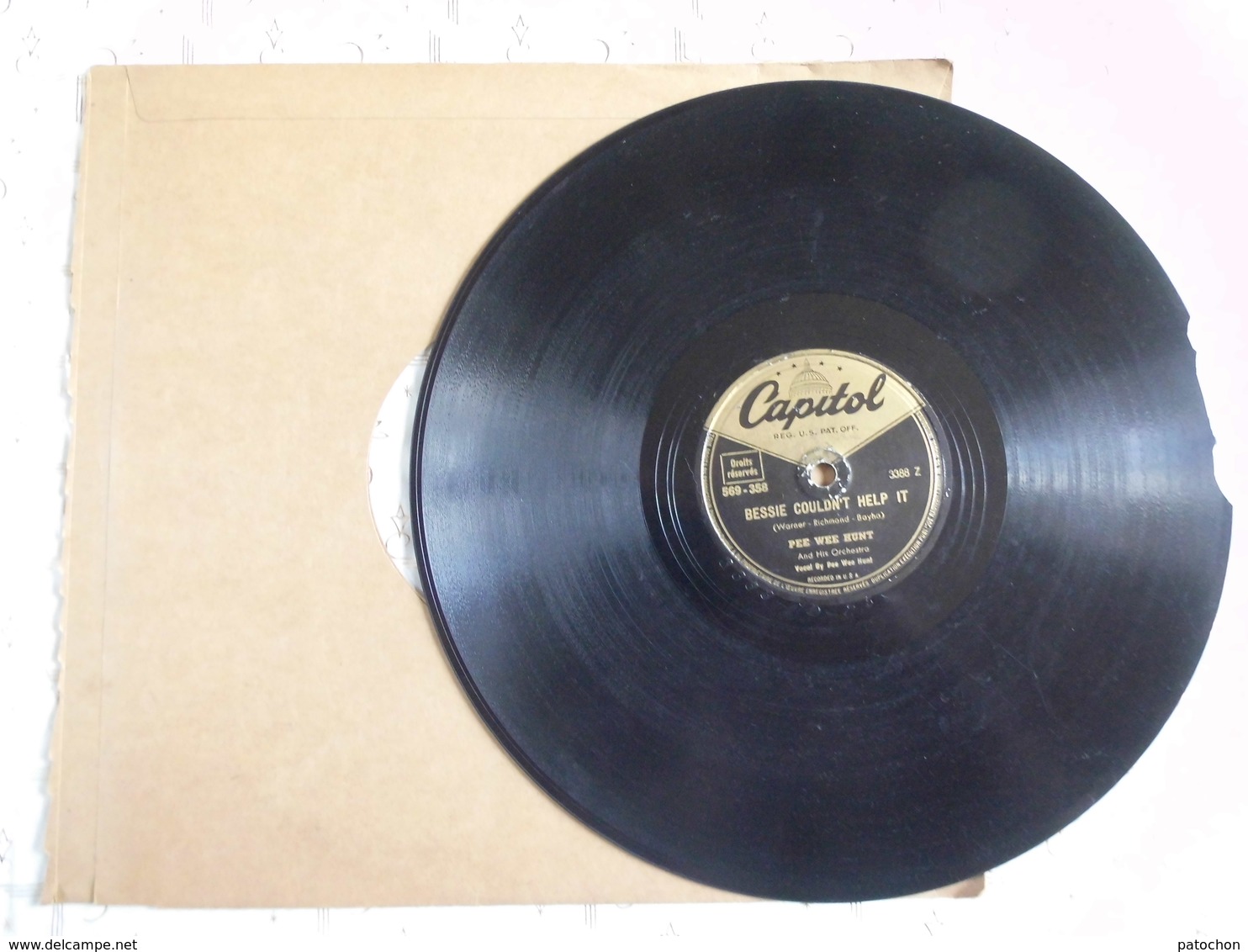 Vinyle  3x LP 78 Tours Pee Wee Hunt Cassé Rudy Vallée & Broadway Nitelites Très Utilisés - 78 Rpm - Gramophone Records