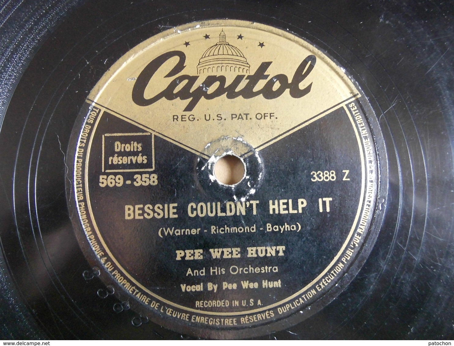 Vinyle  3x LP 78 Tours Pee Wee Hunt Cassé Rudy Vallée & Broadway Nitelites Très Utilisés - 78 Rpm - Gramophone Records