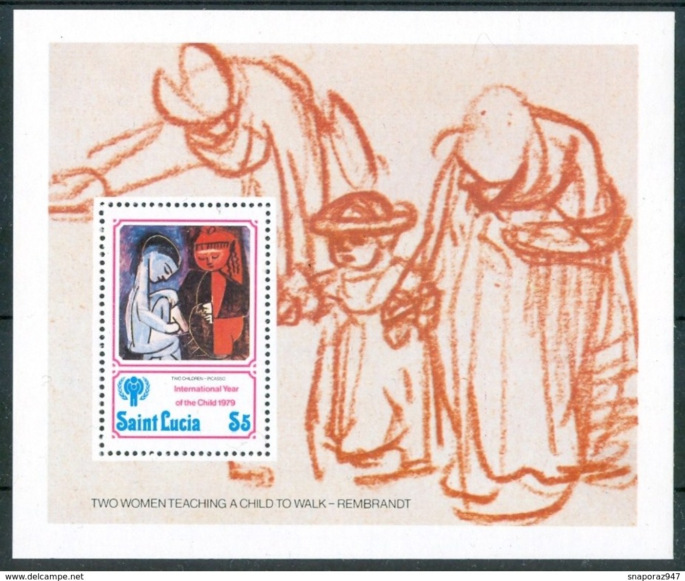 1979 St.Lucia Picasso Pittori Paintings Peintures MNH** Ye61 - Picasso