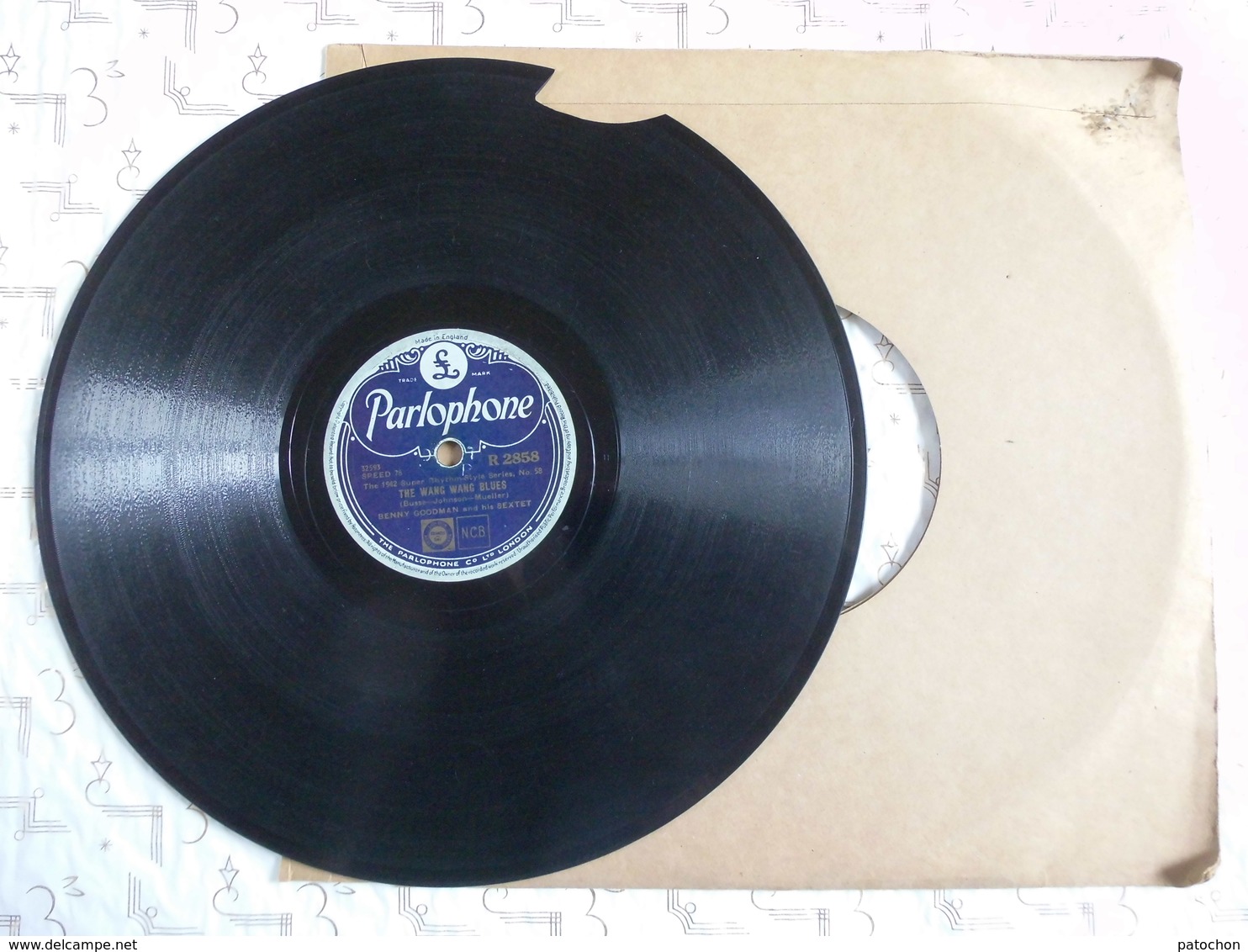 Vinyle 3x LP 78 Joséphine Baker & Louis Armstrong Beaux états Benny Goodman Cassé.....! - 78 Rpm - Gramophone Records