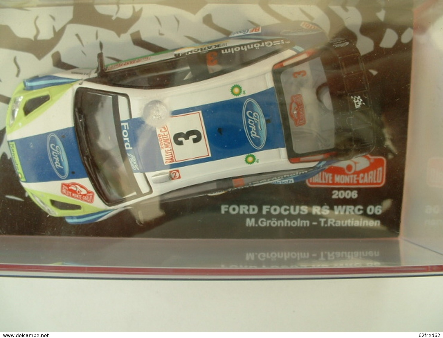 FORD FOCUS RS WRC 06 - RALLYE DE MONTE CARLO 2006 - GRÖNHOLM / RAUTIAINEN - ALTAYA IXO - 1/43éme - Ixo