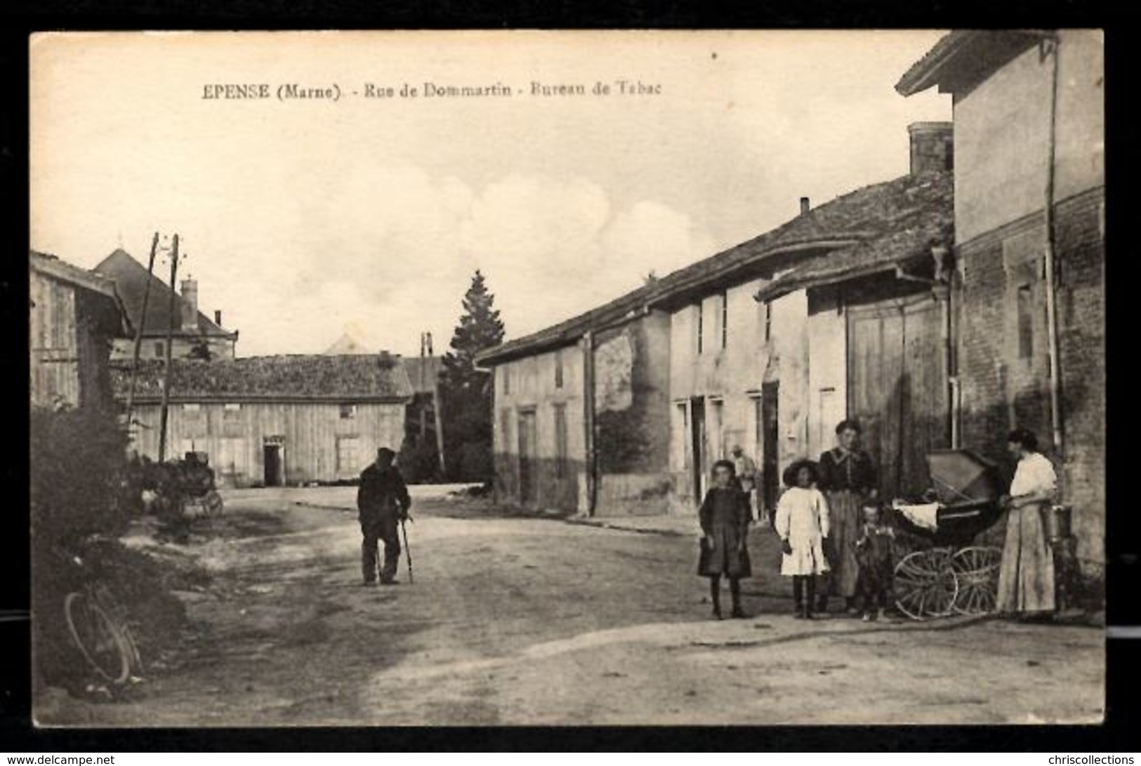 EPENSE (Marne) - Rue De Dommartin - Bureau De Tabac - Other & Unclassified