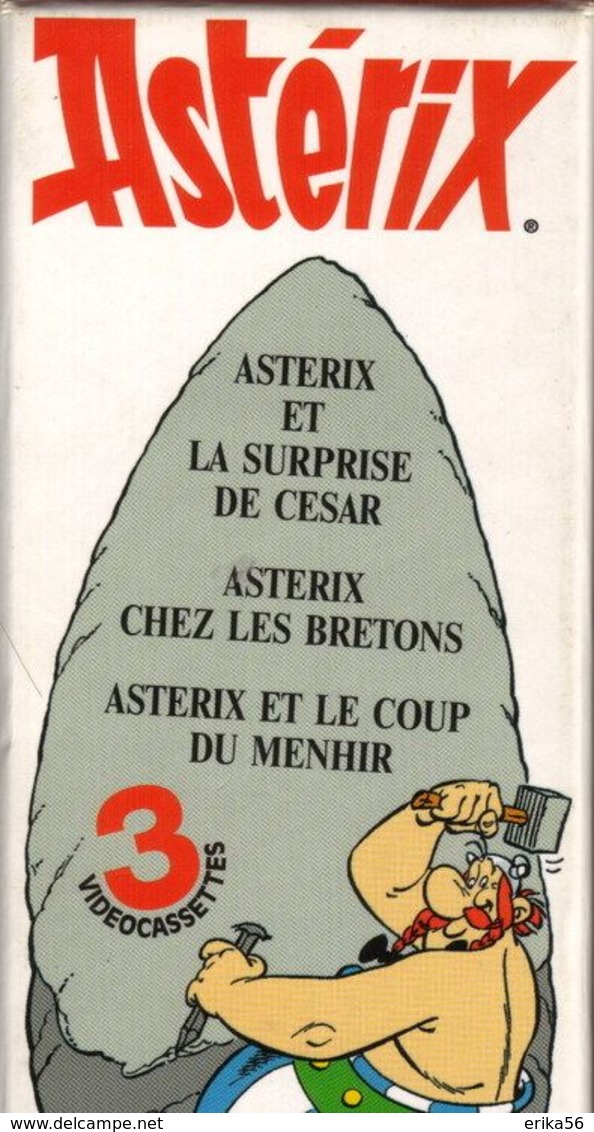 Astérix Et La Surprise De César - Chez Les Bretons - Et Le Coup Du Menhir - Coffret - Cartoons