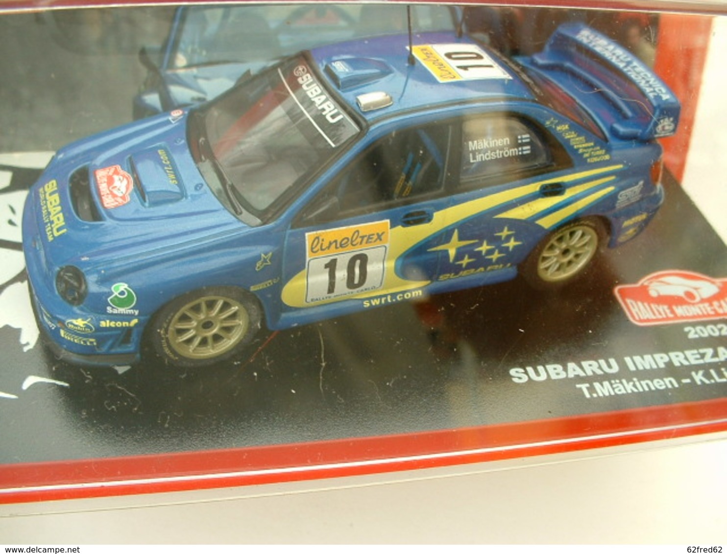 SUBARU IMPREZA WRC - RALLYE DE MONTE CARLO 2002 - MÄKINEN / LINDSTRÖM - ALTAYA IXO - 1/43éme - Ixo