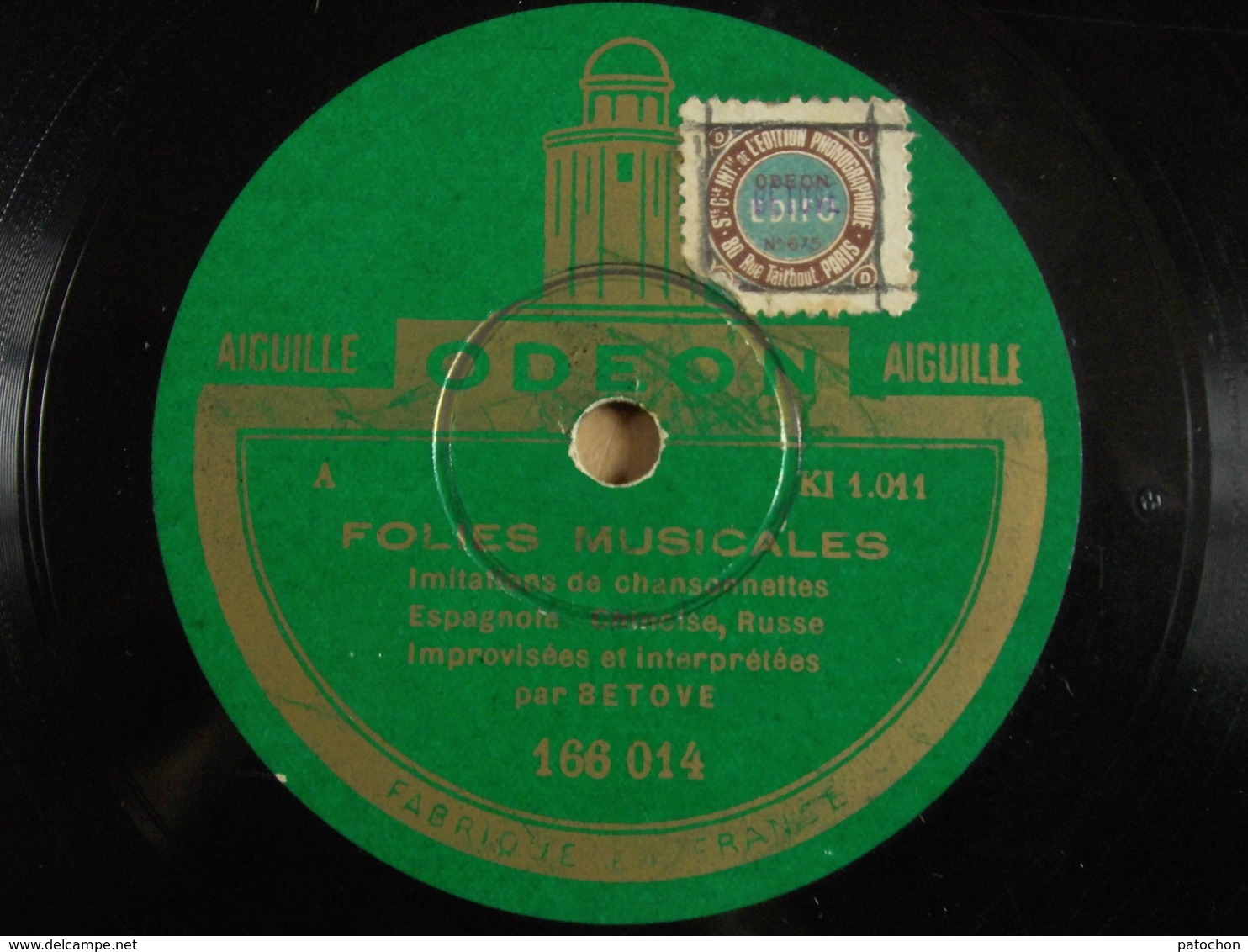 Vinyle LP 2x 78 Folies Musicales Betove & La Voix Des Chênes Goublier Noté Baryton Paris.! - 78 T - Disques Pour Gramophone