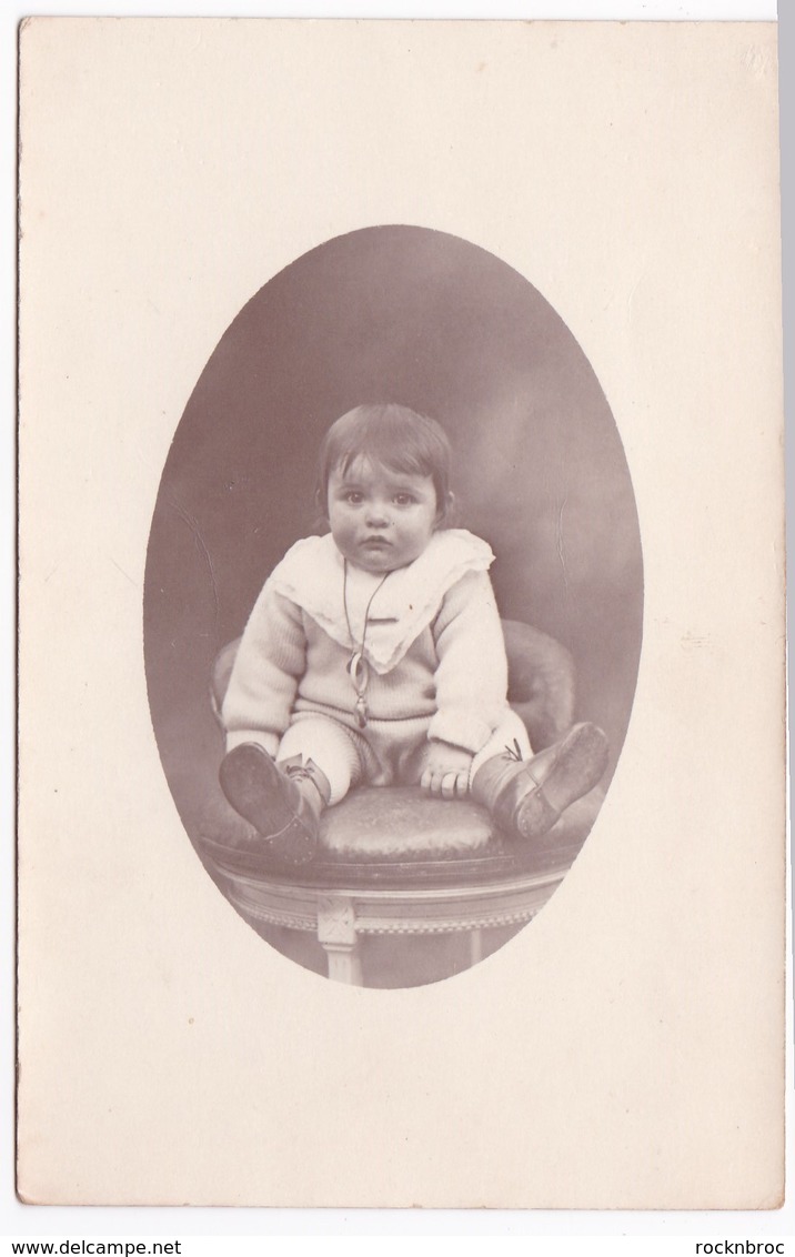 Ancienne Carte Photo Portrait Enfant - Persone Anonimi