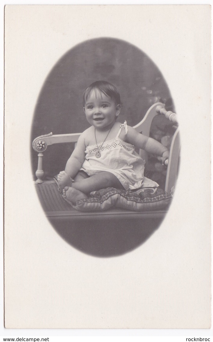 Ancienne Carte Photo Portrait Enfant - Persone Anonimi