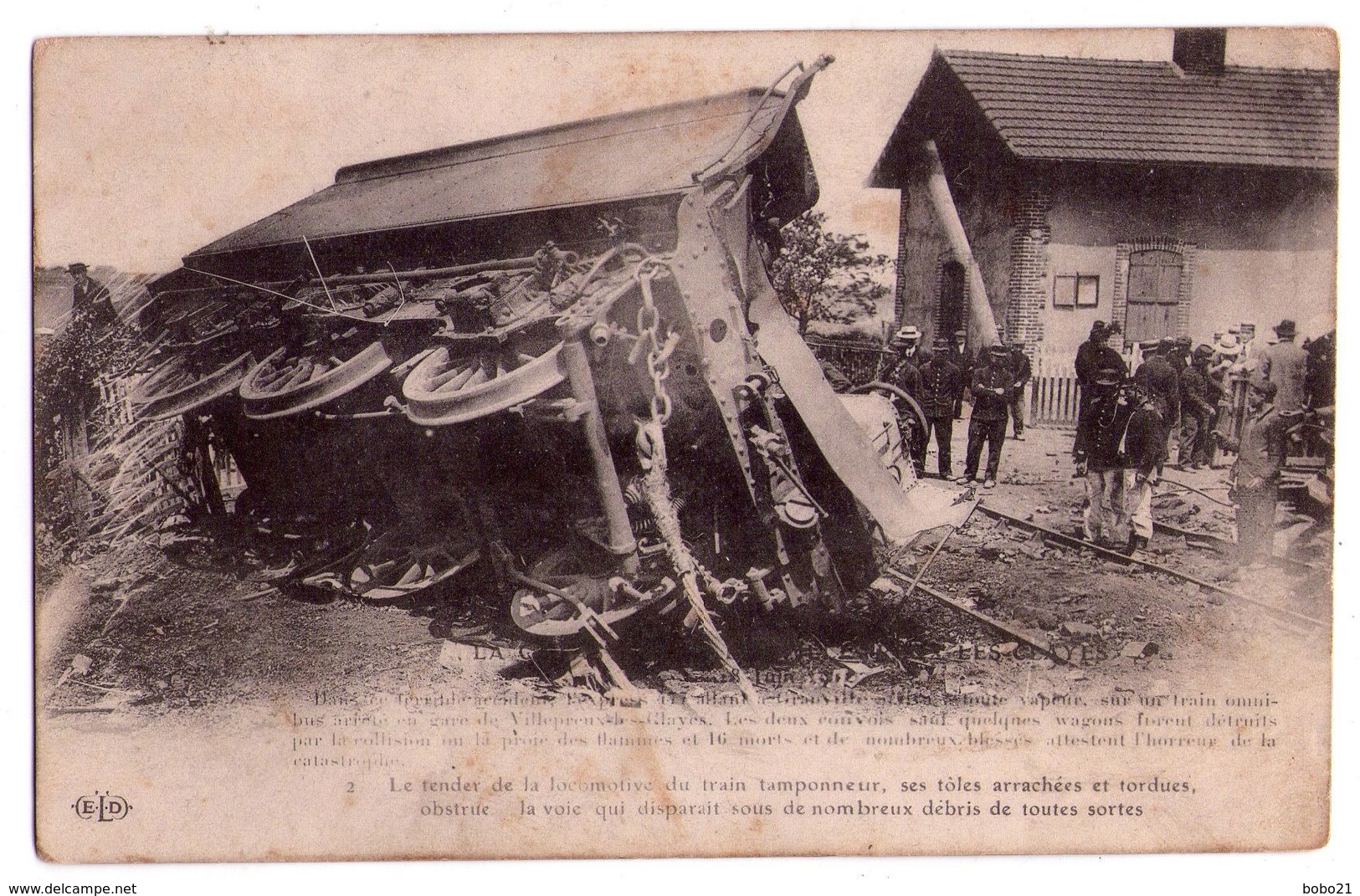 2310 - Villepreux Les Glayes ( 78 ) - Collision De Villepreux Les Glayes - Juin 1919 - E.L.D. - N°2 - - Villepreux