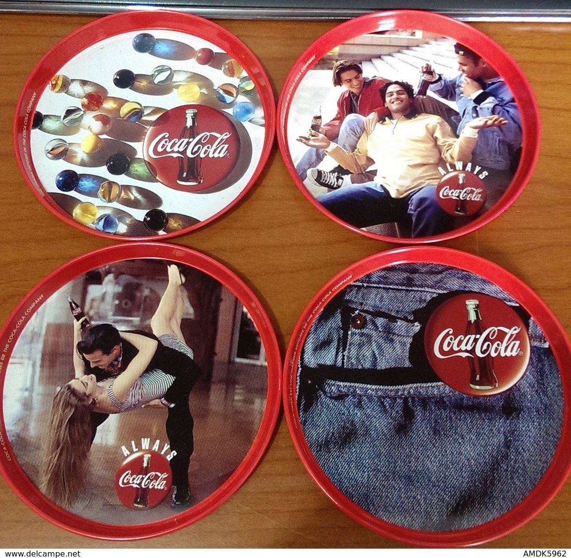 SOUS VERRE (lot De 4) - ALWAYS COCA COLA - BOUTEILLES - Sottobicchieri Di Birra