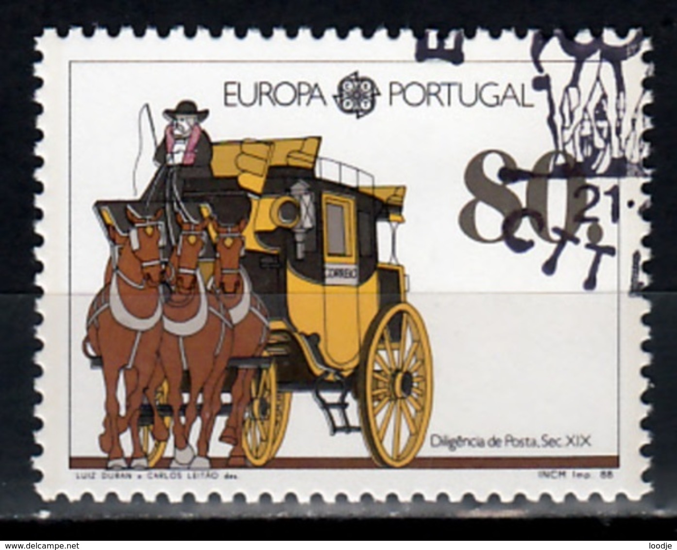 Portugal   Europa Cept 1988 Type A Gestempeld  Fine Used - 1988