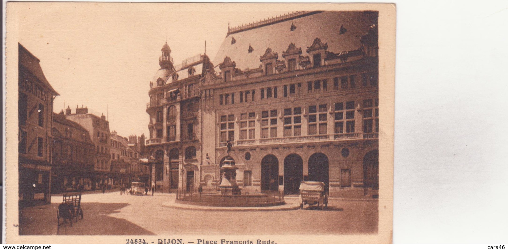 CPA - 24834. DIJON Place François Rude - Dijon