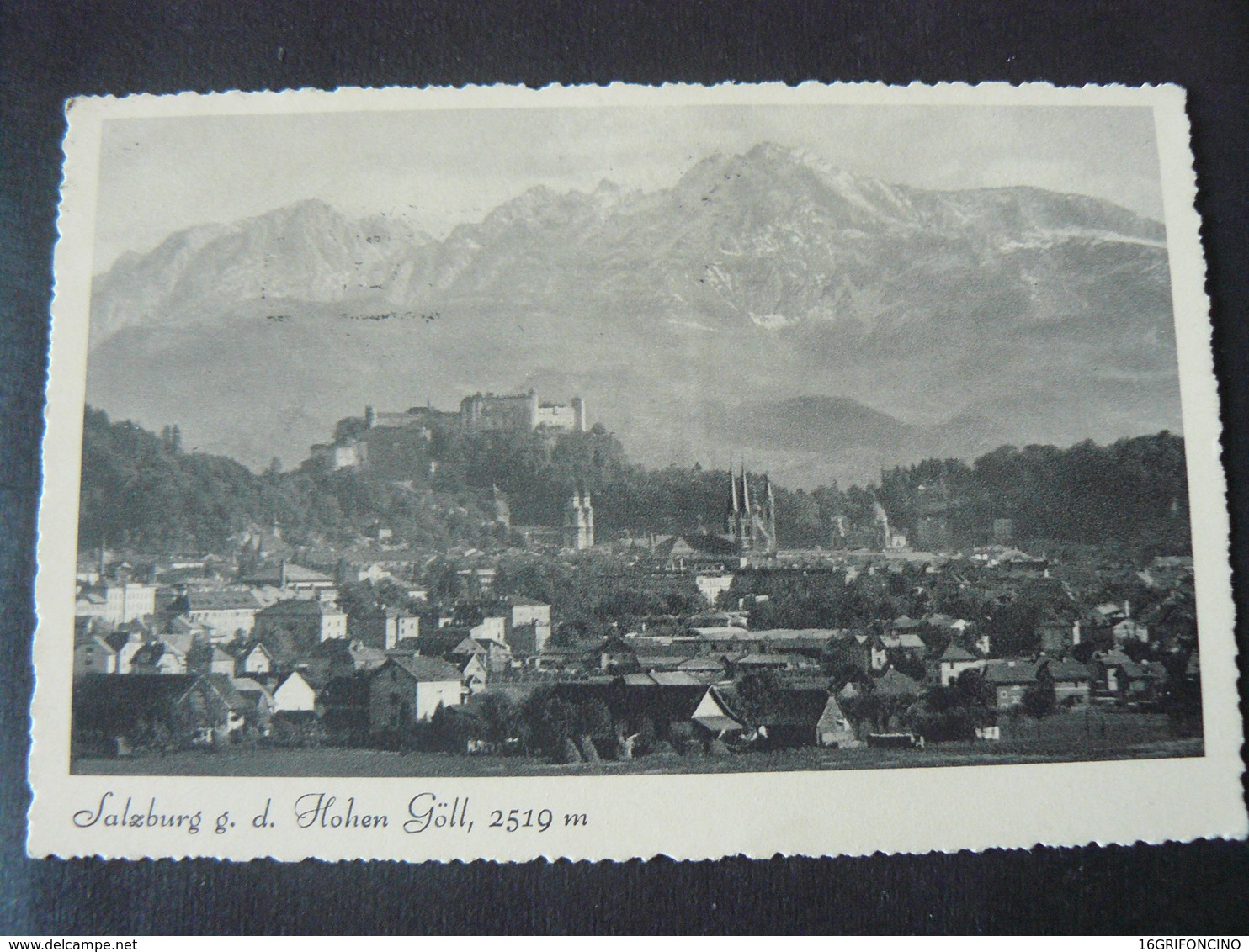 1937 ANCIENT BEAUTIFUL  POSTCARD  OF SALZBURG G. D. HOEN GOLL // ANTICA CARTOLINA VIAGGIATA DI SALZBURG - Golling