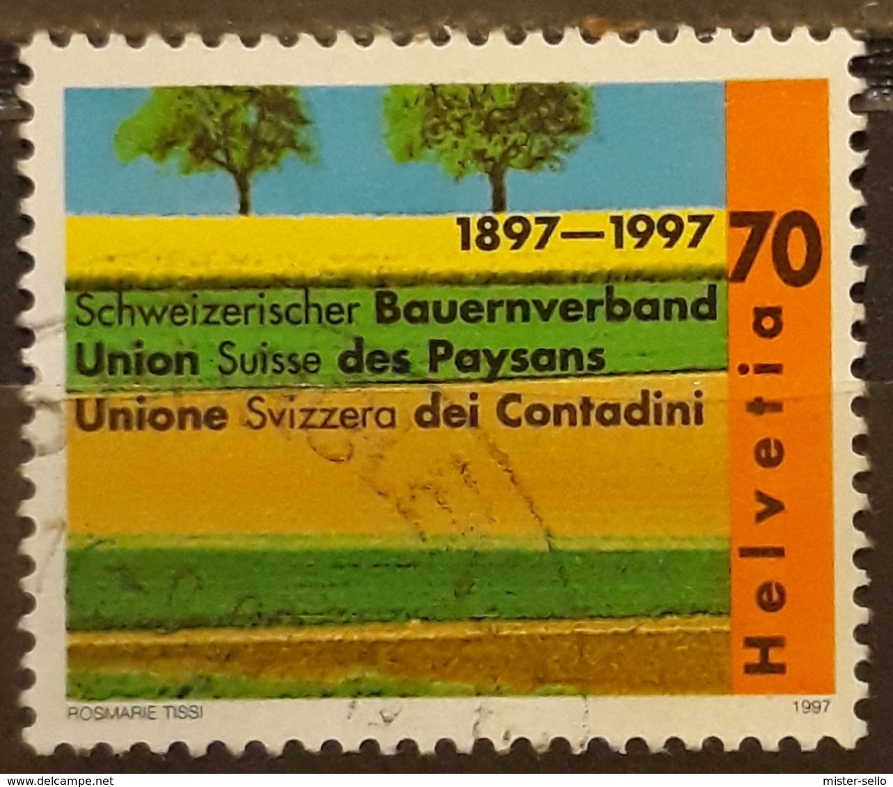 SUIZA 1997 Anniversaries. USADO - USED. - Usados