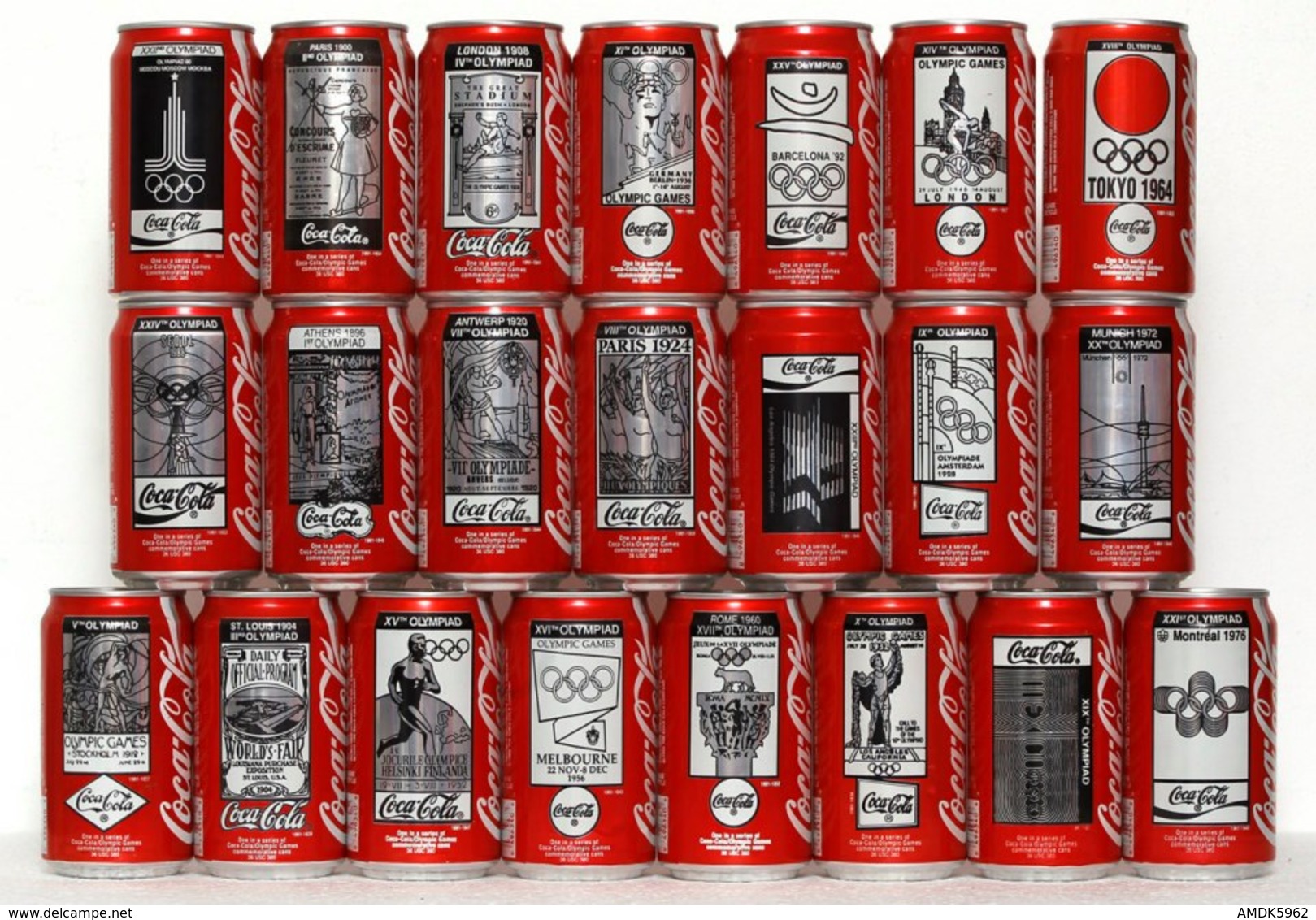 CAN-USA-1992-OLYMPIC GAMES 1992 (22 Cans) - Latas