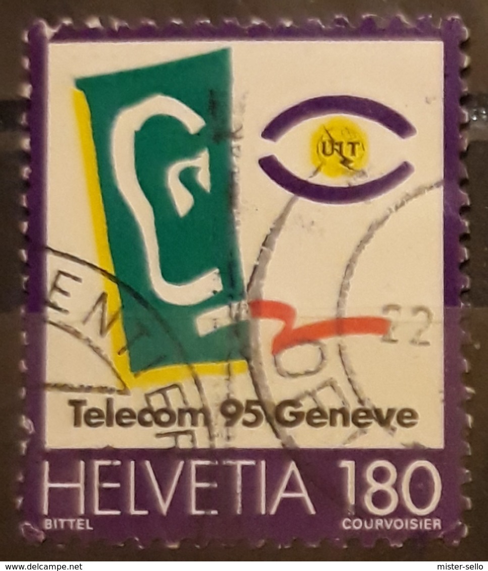 SUIZA 1995 TELECOM `95 Geneve. USADO - USED. - Usados